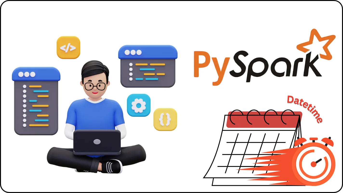 Illustration of PySpark Datatime Cover
